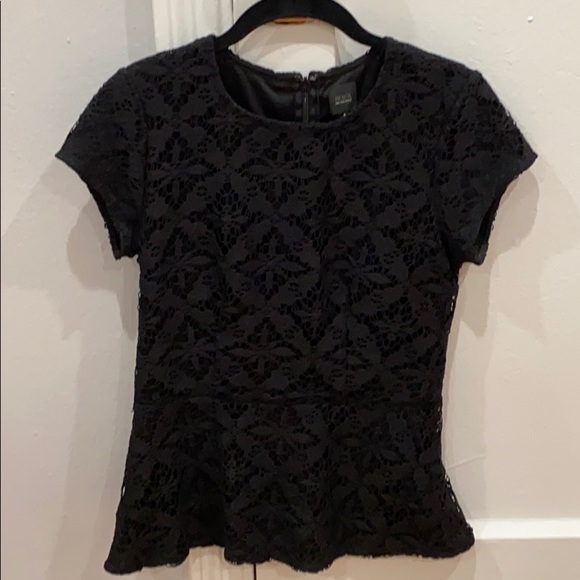SAKS Fifth Avenue Black Label - Lace top - Picture 1 of 4